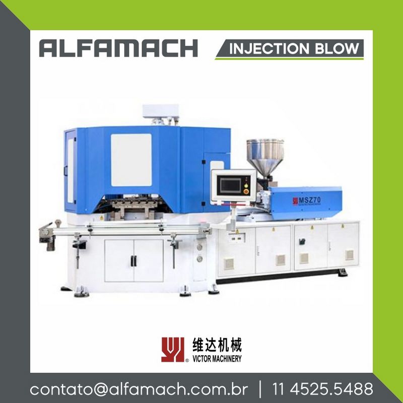 Máquina injection blow molding